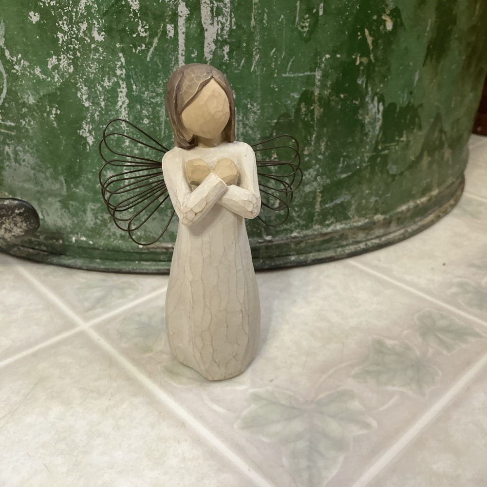 Demdaco Willow Tree 2003 Angel Sign‎ For Love By Susan Lordi Free Shipping